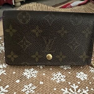 Louis Vuitton Dark Brown Monogram Wallet